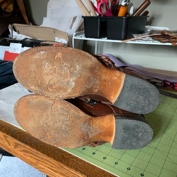 Freebird Raine Strappy Leather boots, 11, cognac - Picture 7 of 9